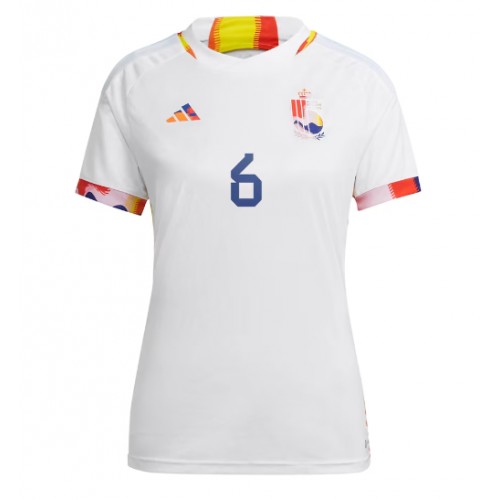 Maillot de foot Belgique Axel Witsel #6 Extérieur Femmes Monde 2022 Manches Courte